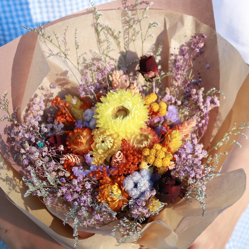 Warm Heart Graduation Bouquet Handmade Course - จัดดอกไม้/ต้นไม้ - พืช/ดอกไม้ 