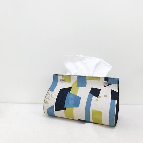 #Turquoise 特菓子 染金方塊 / 4色 色塊 燙金 北歐 / 衛生紙套 面紙盒