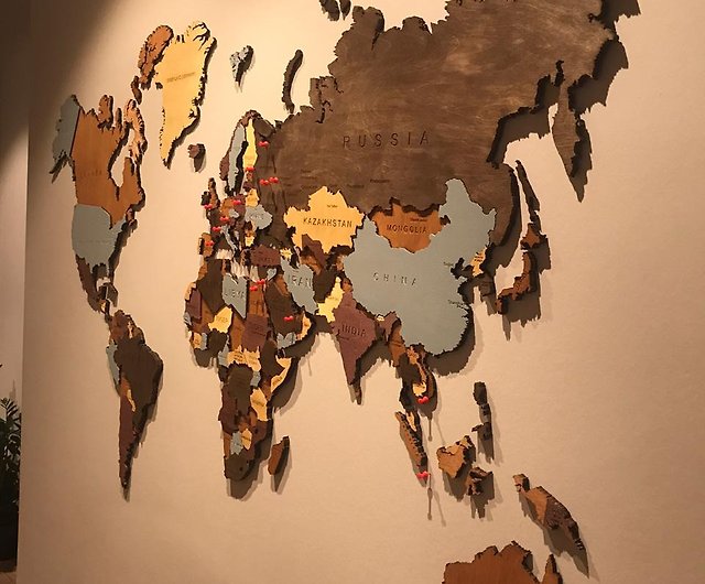 3D Wooden Travel Puzzle - World Globe 