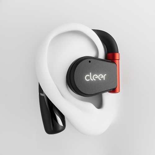 Cleer 台灣總代理 【Cleer】 ARC II 開放式真無線藍牙耳機-運動版(曜石黑)