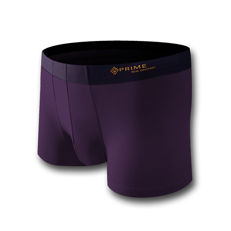 Prime Boxers - Ultra Comfort Boxer Briefs (Dark Violet) - ชุดชั้นในผู้ชาย - วัสดุอีโค สีม่วง