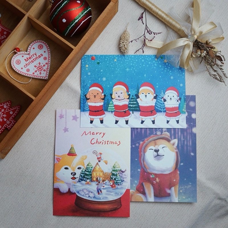 Christmas cards/postcards/greeting cards - การ์ด/โปสการ์ด - กระดาษ 