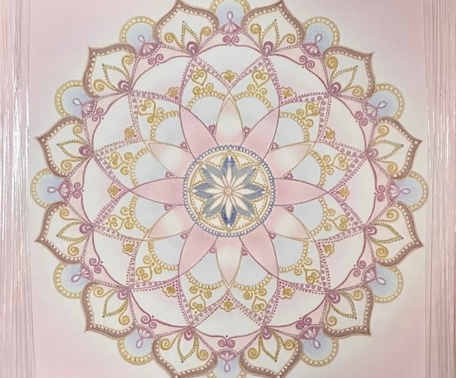 多色花柄キャンバスアート 約60cm x 50cm