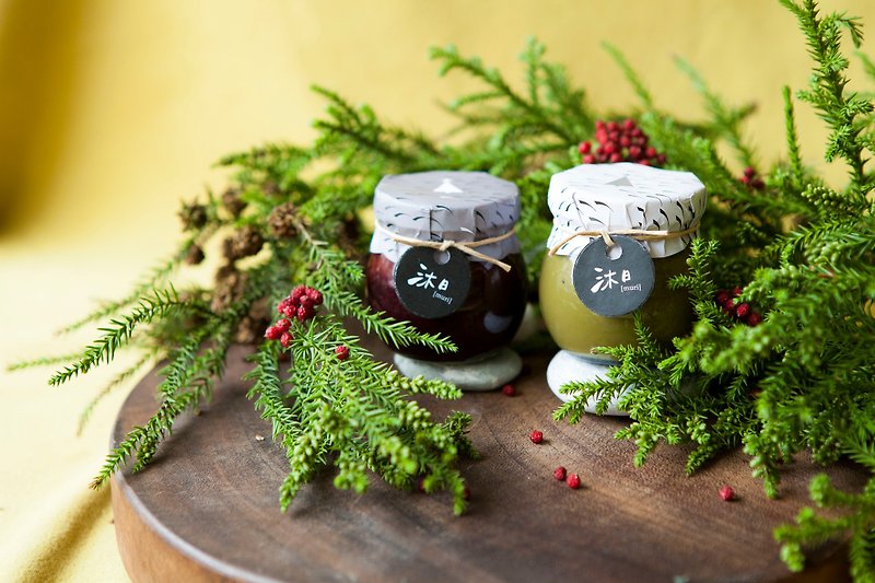 12/24 Sansi South Village Market Pickup [Christmas sauce gift box] forest berry jam + Uji Matcha sauce macha / wild berries jam - Jams & Spreads - Fresh Ingredients 