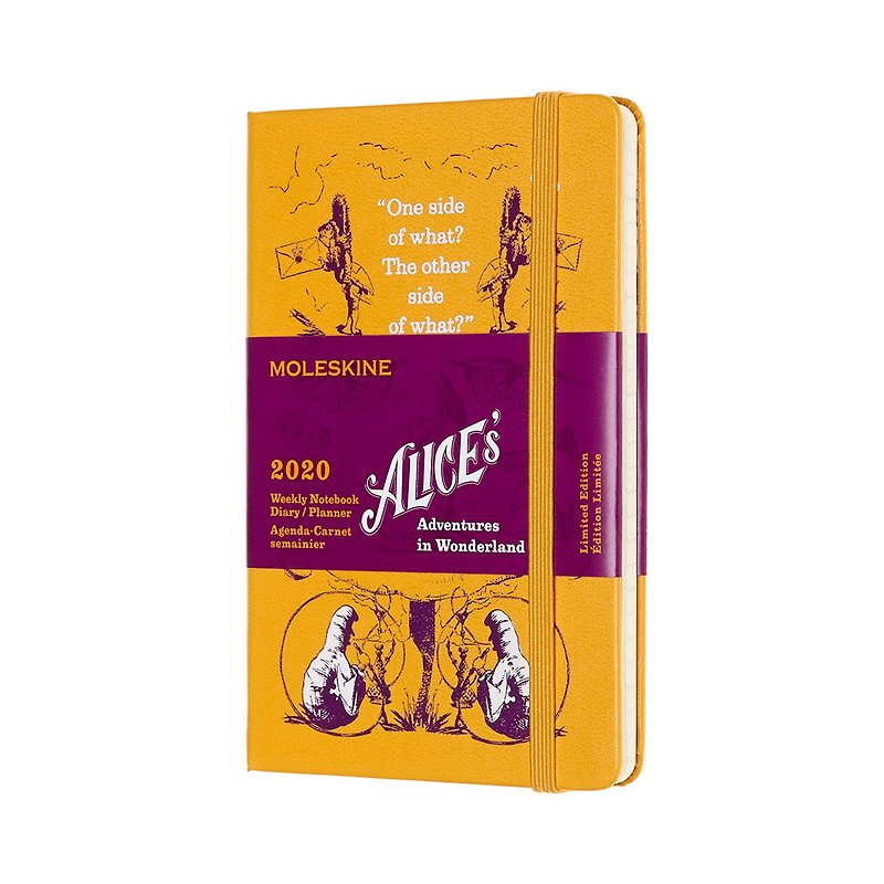 MOLESKINE 2020 Alice Week 12M - Pocket Yellow - Notebooks & Journals - Paper Yellow
