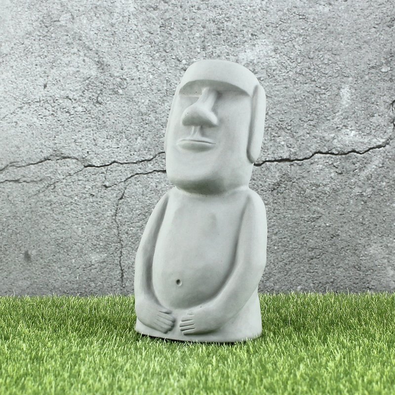 セメントモアイ - 全身モアイ像 - 人形・フィギュア - コンクリート グレー