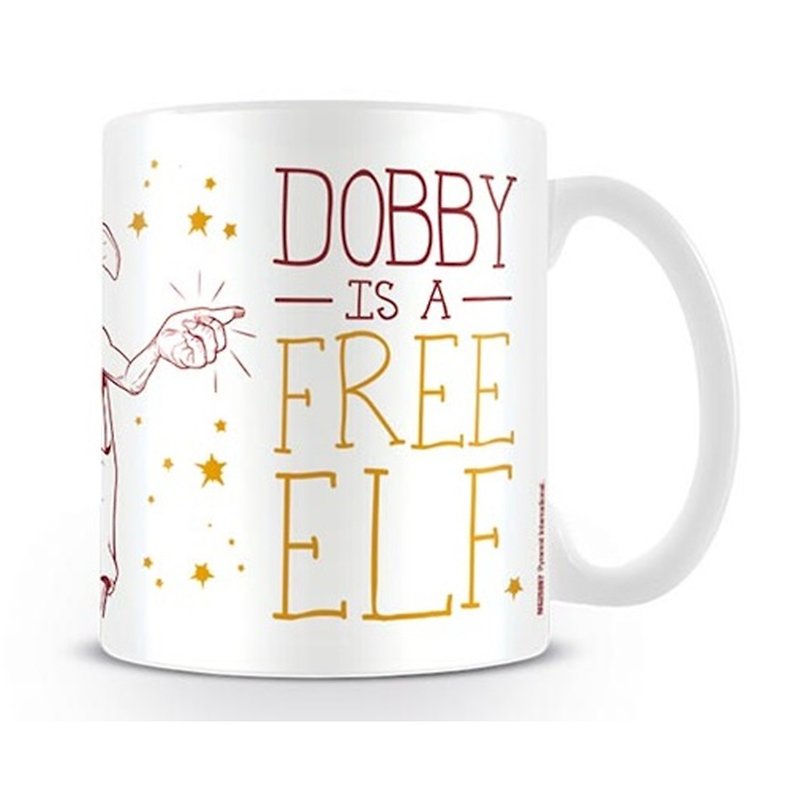 ดินเผา แก้วมัค/แก้วกาแฟ ขาว - 【Lippert】Dobby - Imported Mug Harry Potter