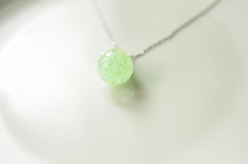 :│Sweet Dream│:Ice Crystal Glass Sterling Silver Necklace│The Wizard of Oz - Necklaces - Glass Multicolor