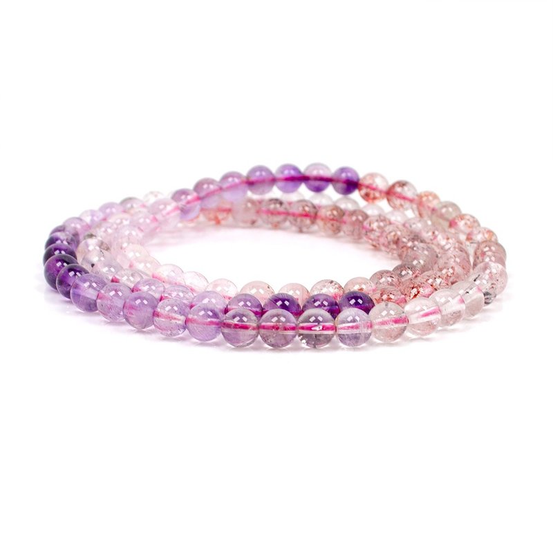 Super Seven Three Laps Bead Bracelets Japanese Elastic String - Bracelets - Crystal Multicolor