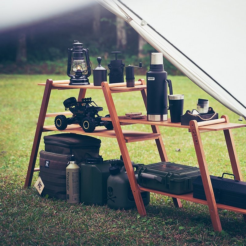 [WOODLIFE] Log handmade sky frame - large | teak - Camping Gear & Picnic Sets - Wood Brown