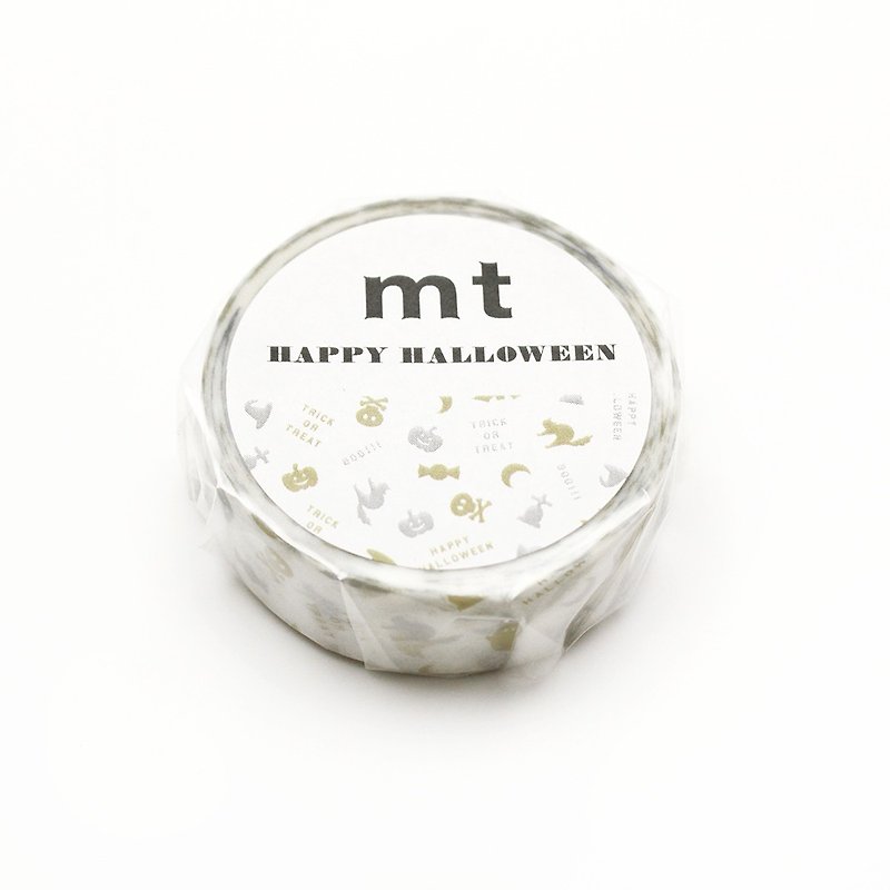 mt Halloween Masking Tape【Small Motif (MTHALL11)】 - มาสกิ้งเทป - กระดาษ ขาว