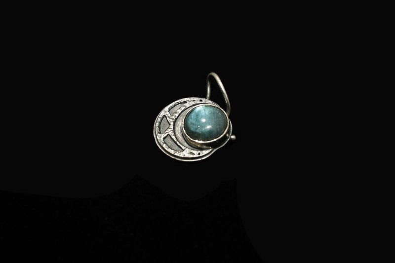 【Series of Crystal】Labradorite sterling silver pendant - Shades of moon - Necklaces - Gemstone Multicolor