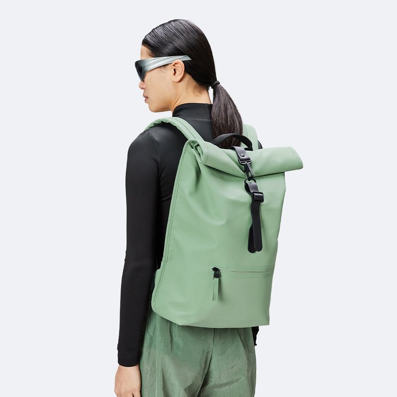 【丹麥 RAINS】Rolltop Rucksack W3 捲蓋式後背包 - 背包/後背包/書包 - 其他材質 多色