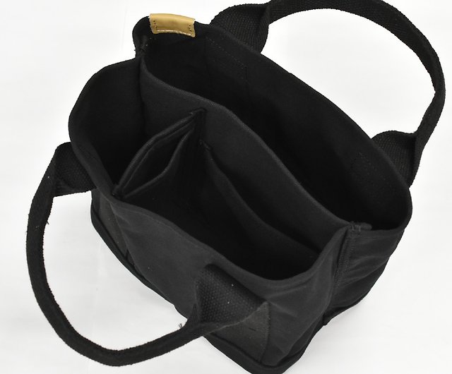 Giocare shoulder bag 2way bag Italian leather tote bag mini bag lunch bag  handbag canvas pocket HAB017 - Shop Leather Goods Shop Hallelujah Messenger  Bags & Sling Bags - Pinkoi