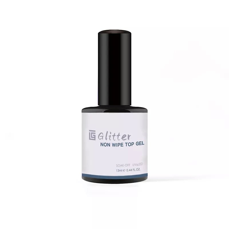 GLITTER Glitter non-staining crystal clear top layer glue | gel | 13ML | phototherapy glue - Other - Acrylic 