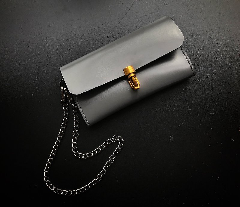 zemoneni排他的な信じられないほどの財布超能力グレーホワイトの携帯電話の財布財布 - 財布 - 革 グレー