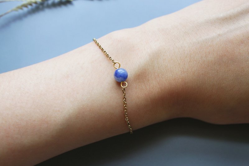 Island - bracelet - Bracelets - Copper & Brass Blue