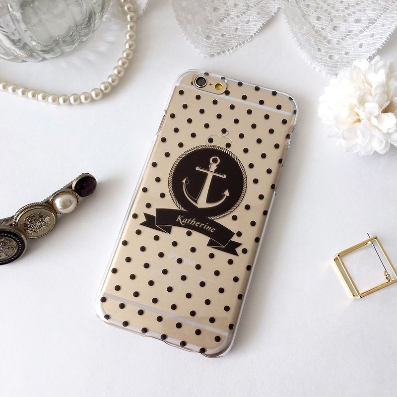 Customer Order Black Dots Sailor 05 Print Soft / Hard Case for iPhone X,  iPhone 8,  iPhone 8 Plus, iPhone 7 case, iPhone 7 Plus case, iPhone 6/6S, iPhone 6/6S Plus, Samsung Galaxy Note 7 case, Note 5 case, S7 Edge case, S7 case - Other - Plastic 
