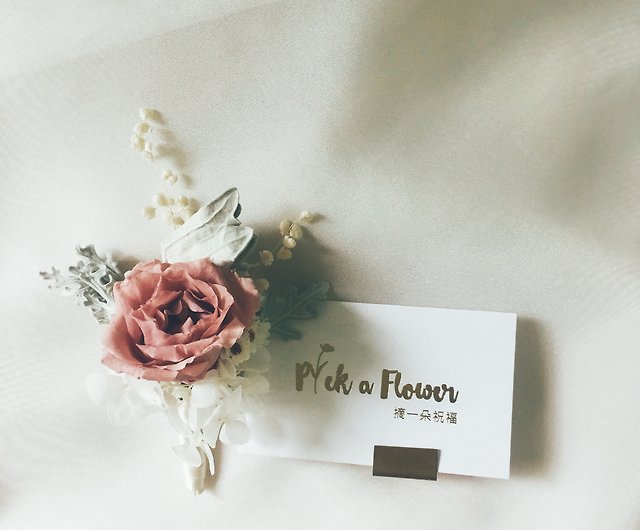 祝福の花の結婚式シリーズブローチを選ぶ ショップ Pickaflower ドライフラワー ブーケ Pinkoi