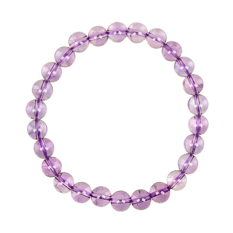 【正佳珠寶】紫水晶 頂級烏拉圭紫晶 10.4-10.8mm 烏拉圭紫水晶手 - 手鍊/手環 - 半寶石 多色
