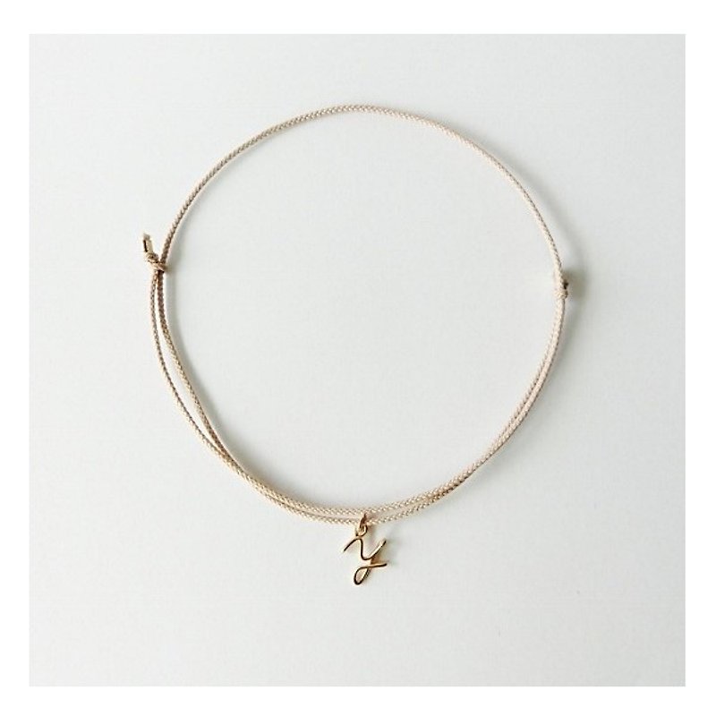 initial code anklet - Other - Other Metals Gold