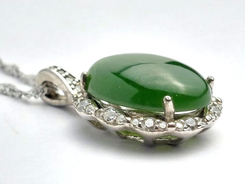 Fashion Jewelry | Jade Pendant Necklace | Nature Nephrite Taiwanese Jade - Necklaces - Jade 