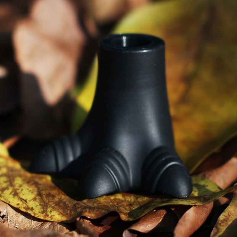 footprint umbrella ottomans / Dinosauria / ink render - Umbrellas & Rain Gear - Silicone Black