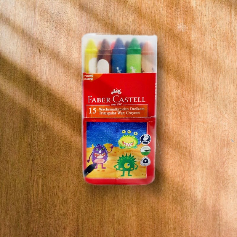 Faber-Castell 大眼星球無毒蠟筆-15色(原廠正貨) - 其他 - 其他材質 多色