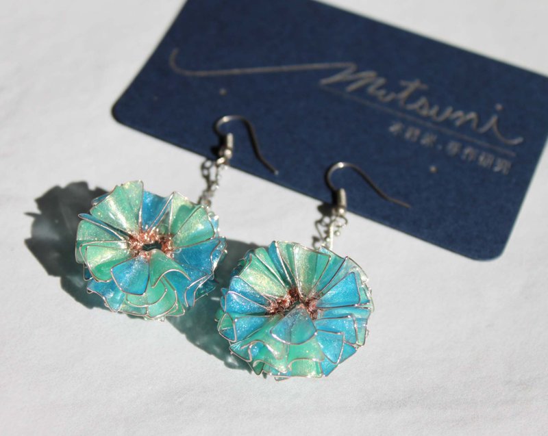 Fairy skirt - Earrings & Clip-ons - Resin Multicolor