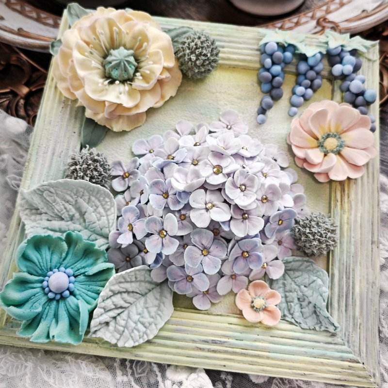 花癒旅誌 Flower Rites - 訂製香氛立體花藝畫 方框15cm - 香氛/精油/擴香 - 其他材質 