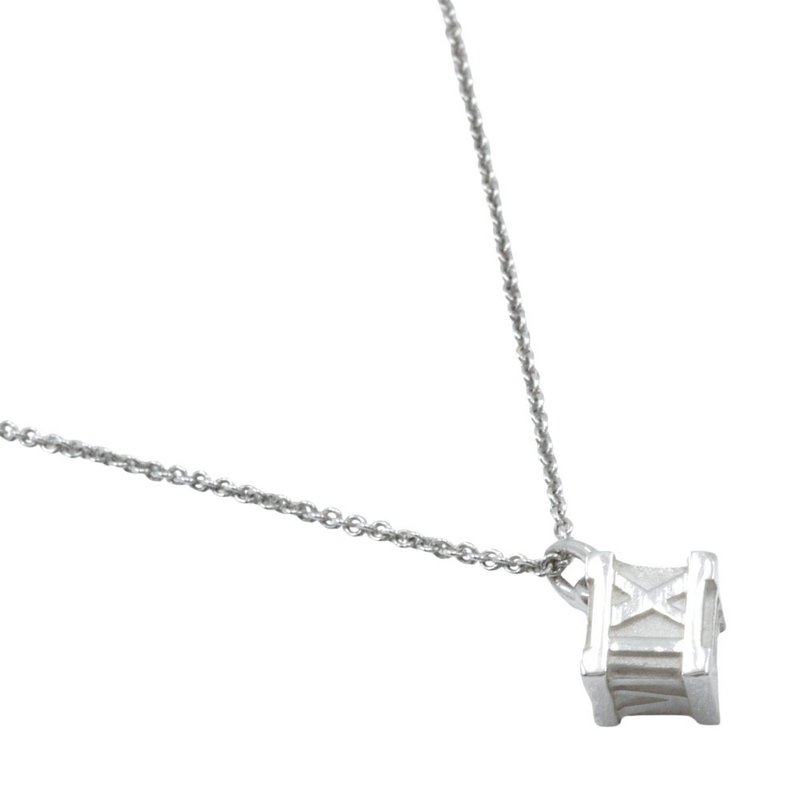 【日本直送】ティファニー TIFFANY&Co. アトラス キューブ ネックレス シルバー925 約7.0g レディース【中古】 - 項鍊 - 銀 銀色