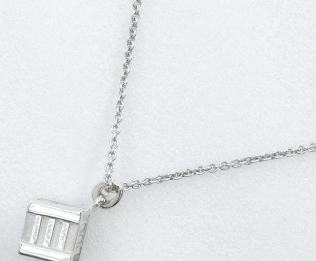 美品✨ティファニー アトラスキューブ サークル ネックレス チャーム 925 日本直送】ティファニー TIFFANY&Co. アトラス キューブ