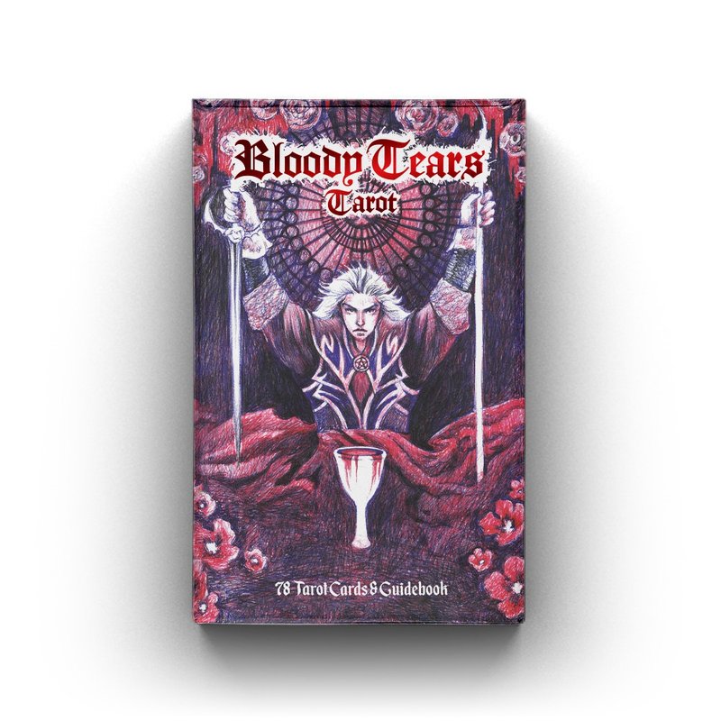 Bloody Tears Tarot, 78 cards gothic dark Tarot deck - 卡片/明信片 - 紙 