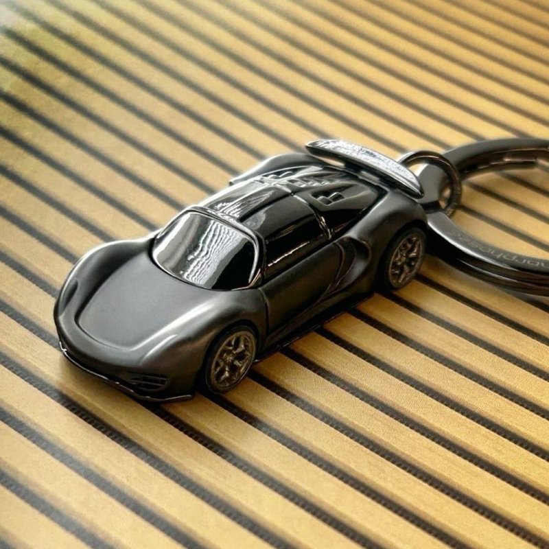 【Metalmorphose】MTMミストブラック スポーツカーキーホルダー ギフト/カーモデル/コレクション - キーホルダー・キーケース - 金属 ブラック