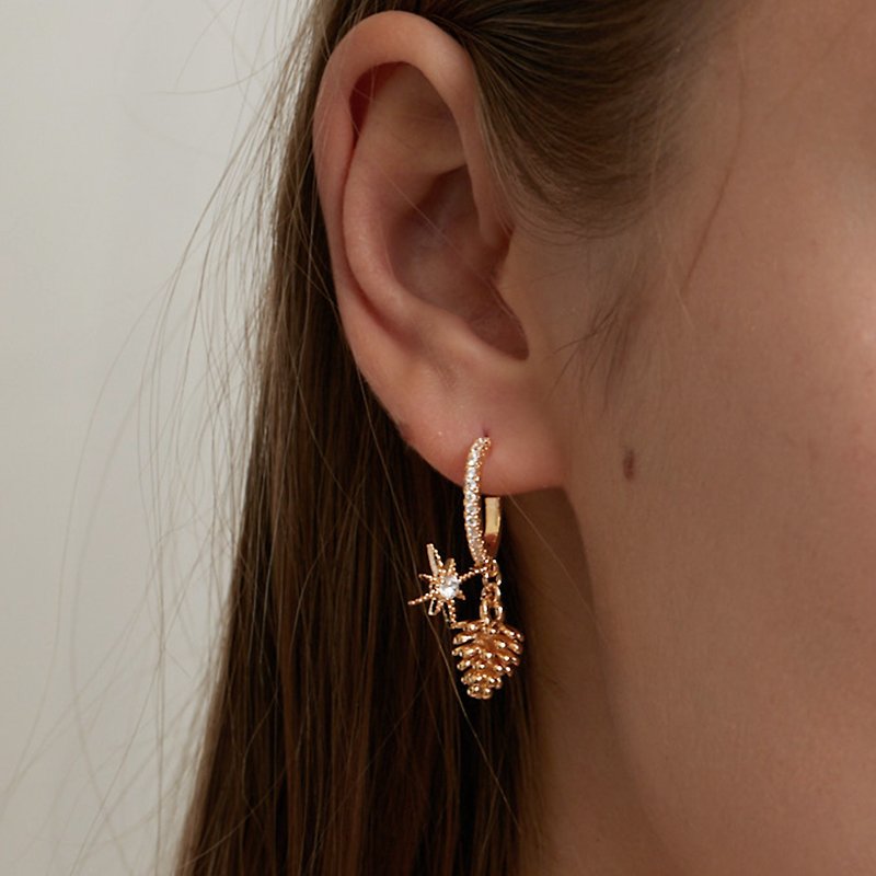 ICY - Earrings & Clip-ons - Other Metals Gold