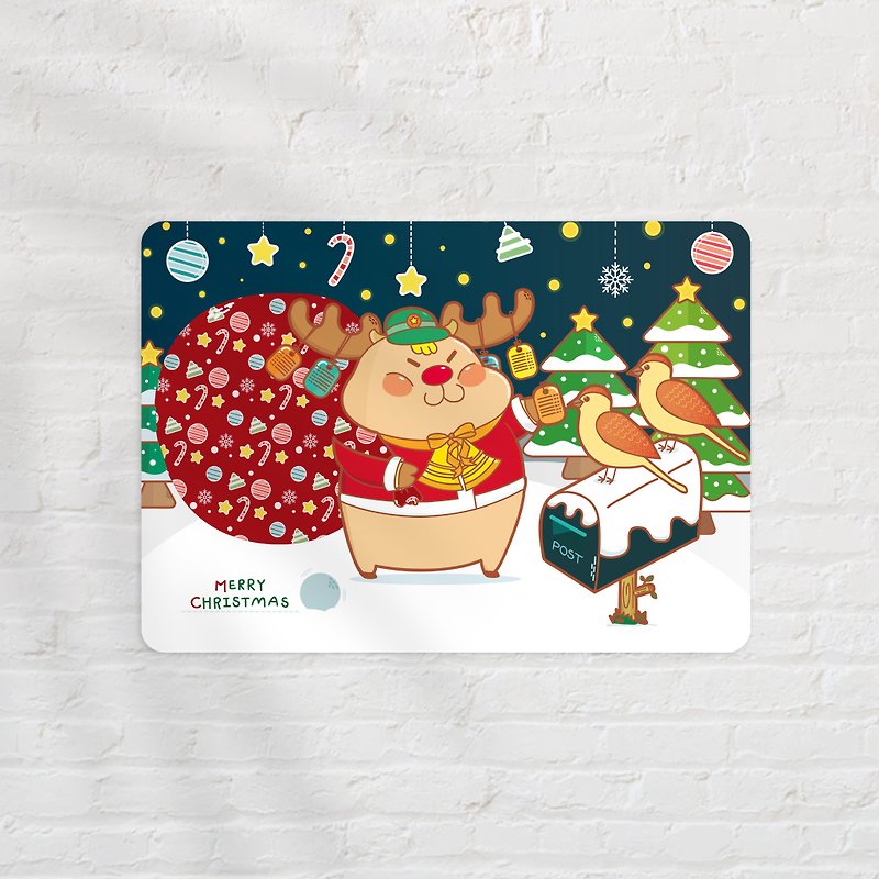 クリスマス ポストカード l エルク配信 - カード・はがき - 紙 