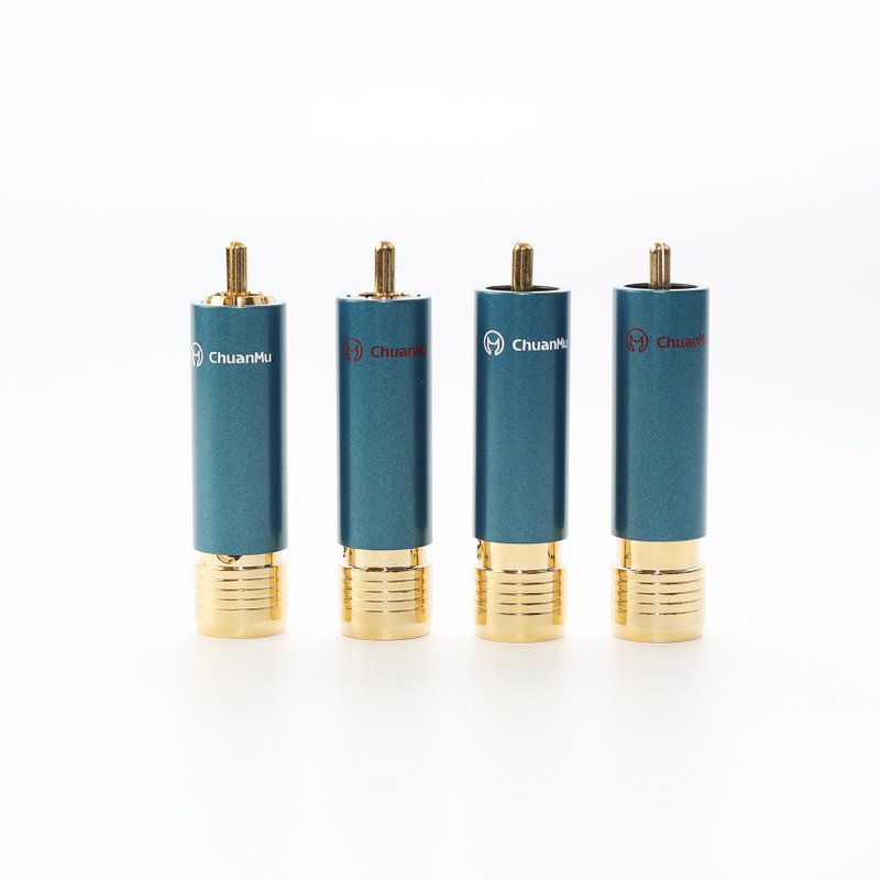 Advanced RCA set of 4 [Kawaki] brand new in stock [P214] gold-plated 24k lockable solder-free - Gadgets - Other Materials 