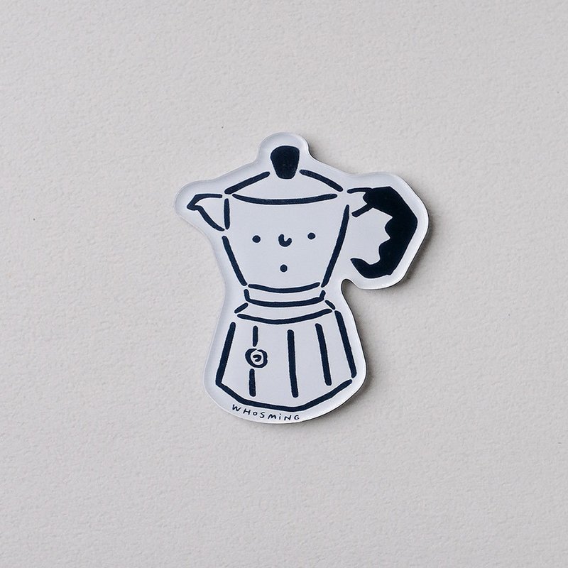 Styling Magnet - Moka Pot - แม็กเน็ต - พลาสติก 