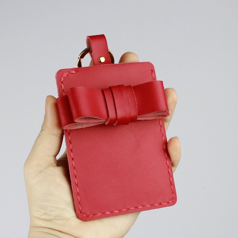 お正月福袋 ゼモネニ 手作り 大きな赤 立体飾り 結び目 カードパッケージ 開運 赤い封筒 - クラッチバッグ - 革 レッド