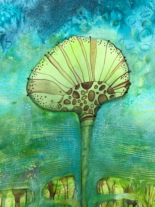 川端健太郎 土塀のある道 放浪自然絵画 白峯寺附近 壁掛け 美術品