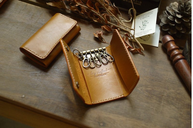 Keys Holder - Keychains - Genuine Leather Brown