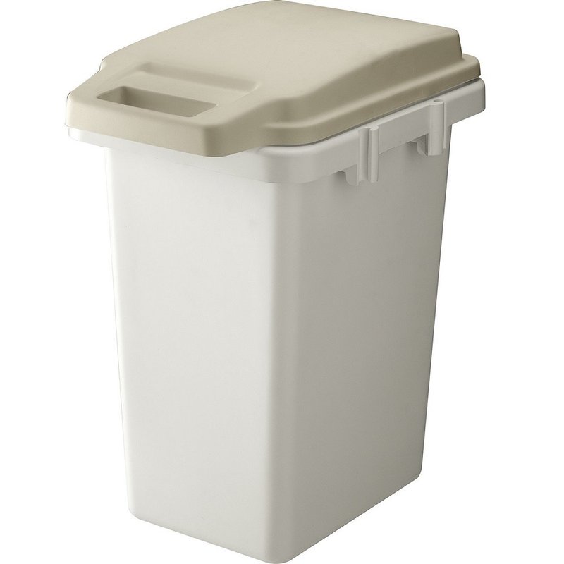 Japan RISU（H＆Hシリーズ）フリップトップデオドラント接続ゴミ箱45L - ごみ箱 - プラスチック 