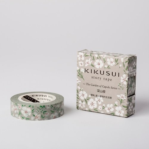 菊水和紙膠帶 菊水KIKUSUI story tape和紙膠帶 邱比特的花園系列-深山櫻