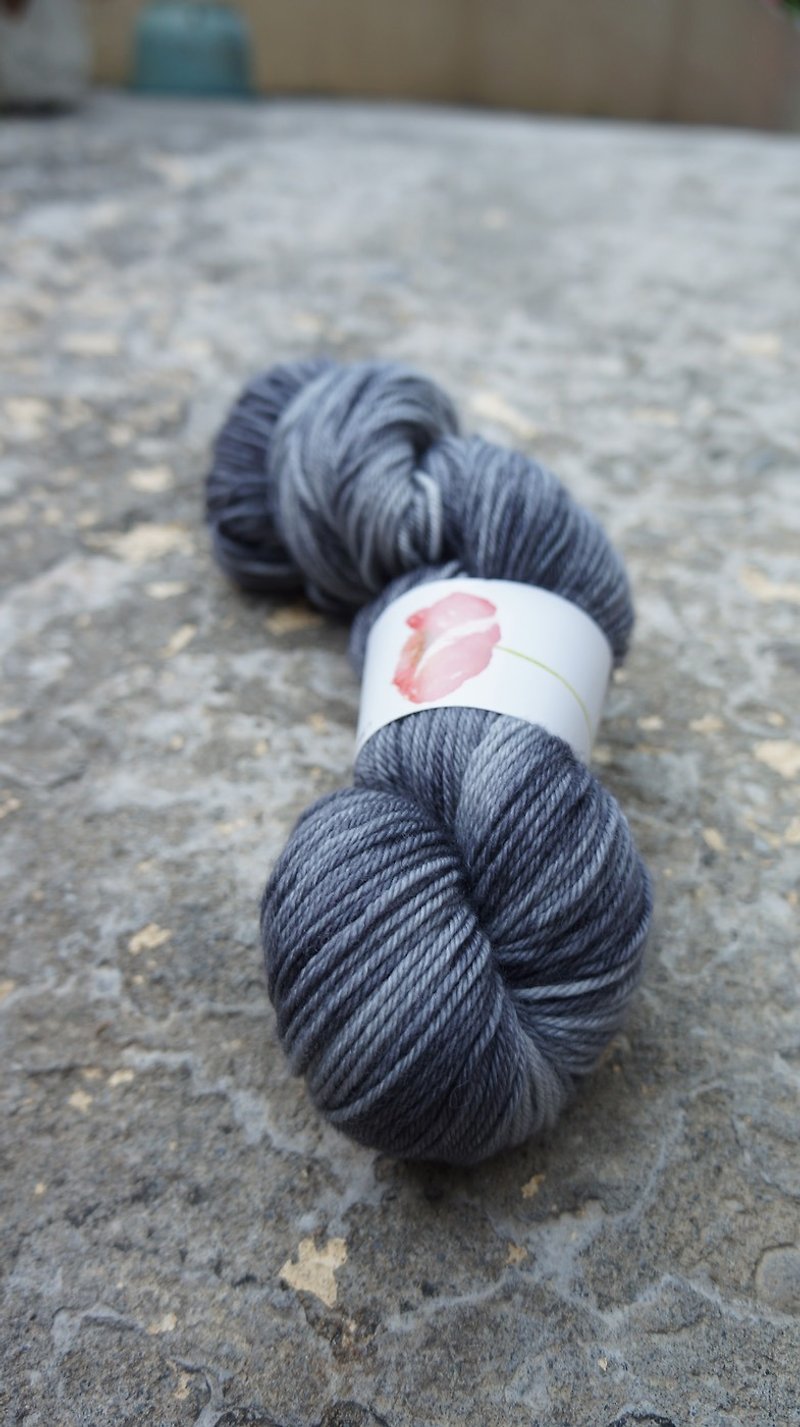 Hand dyed the line. Landscape (Sport 100% Blue Face Sheep) - Knitting, Embroidery, Felted Wool & Sewing - Wool 