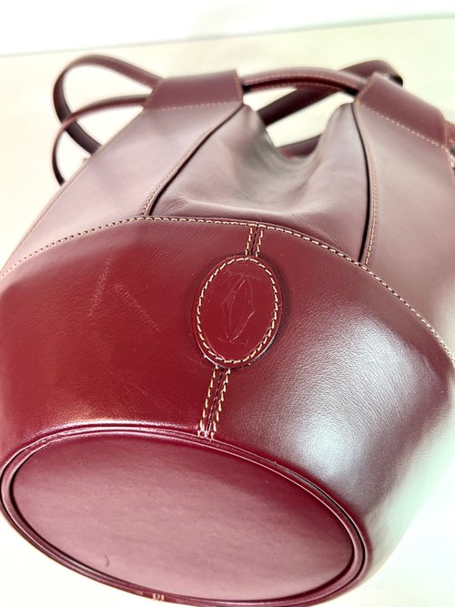 カルティエ バケットバッグ バーガンディ 気質バケットバッグ