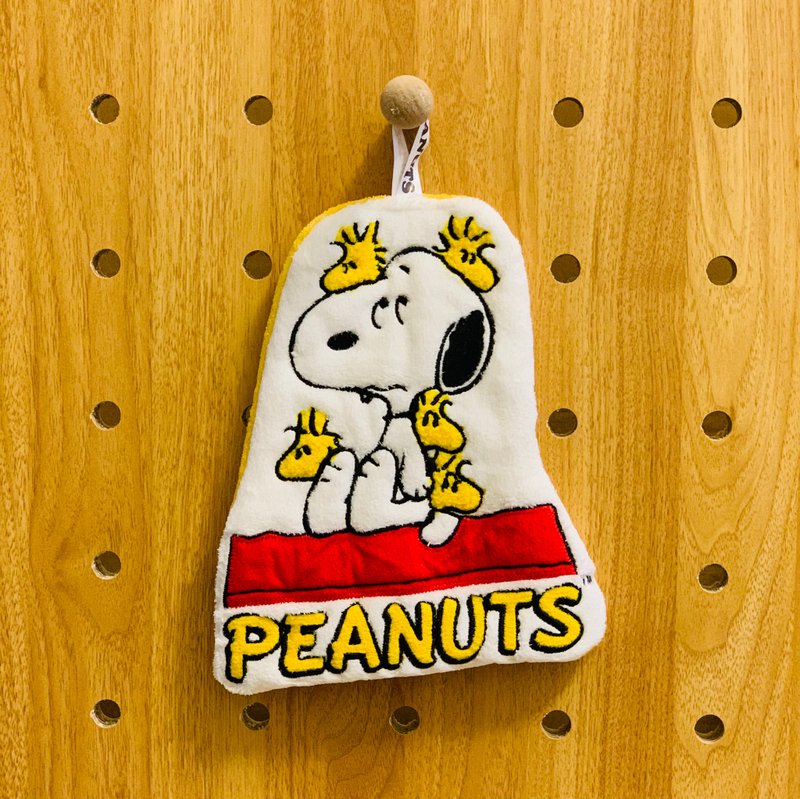 PEANUTS authorized Snoopy hanging towel (1pc) - ผลิตภัณฑ์ล้างจ้าน - ไฟเบอร์อื่นๆ ขาว