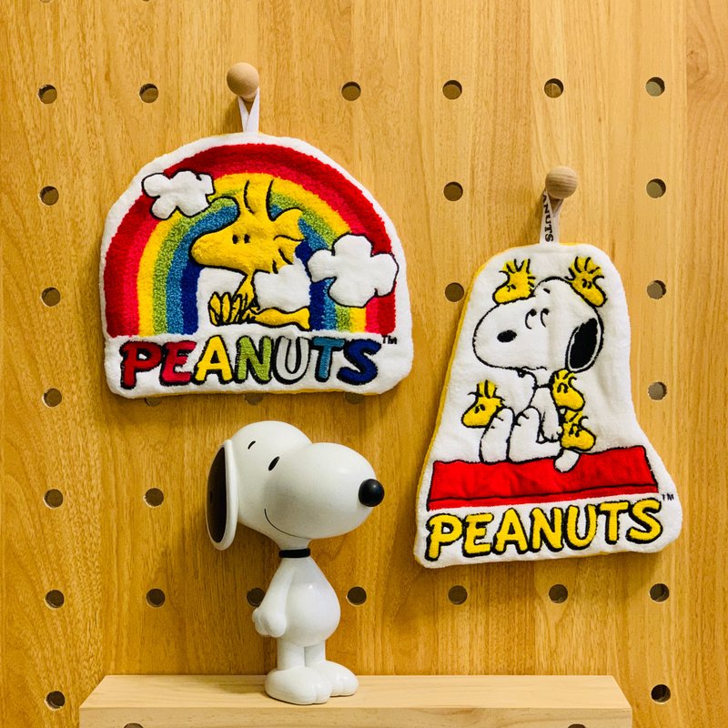 PEANUTS authorized Snoopy hanging towel (1pc) - Dish Detergent - Other Man-Made Fibers White