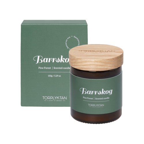 瑞典 Torplyktan 【瑞典 Torplyktan】北極森林蠟燭150g-松木森林
