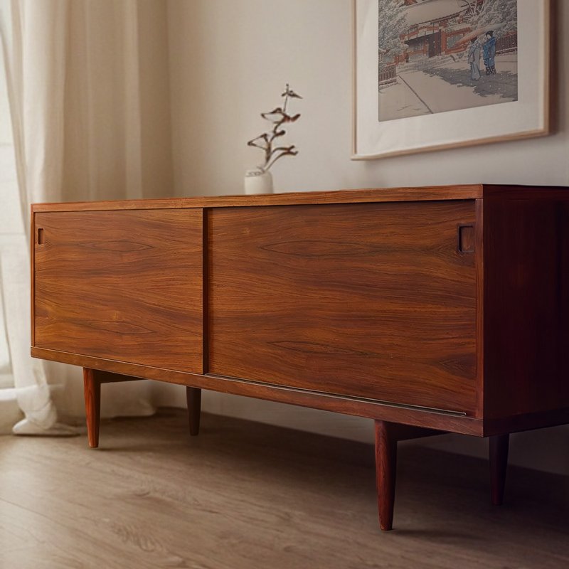 Taisho beautiful log side cabinet handmade by craftsmen 157RS. Customized inquiries are welcome. - Wardrobes & Shoe Cabinets - Wood Brown