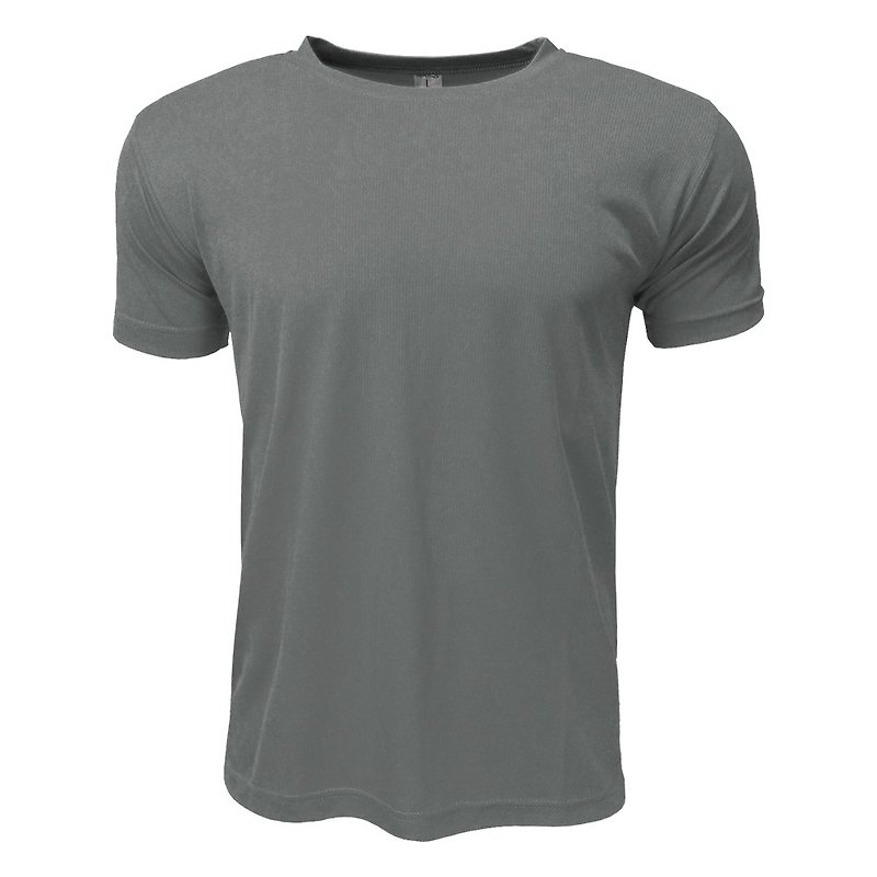 3DストレートストライプモイスチャートレーナーTシャツT ::グレー::男性と女性は160806-28を着用できます - スポーツトップス メンズ - コットン・麻 グレー
